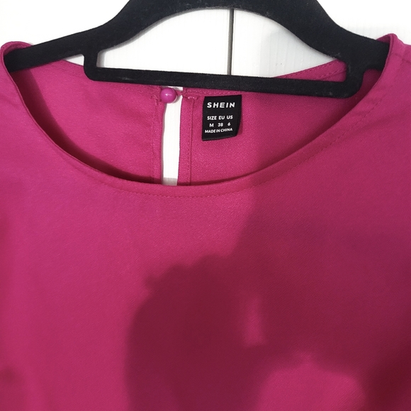 Shein puff sleeve solid top - Picture 2 of 2